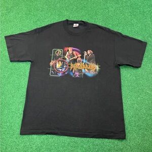 Vintage 90s Y2K Def Leppard T-shirt, 2000 Euphoria Tour, Hair Metal Band (XL)